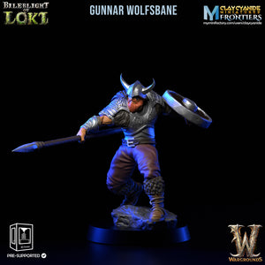 3D Printed Clay Cyanide Bileblight of Loki Vikings 28 32 mm D&D