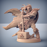3D Printed Artisan Guild Krommir Stronghammer Dragonpeak Barbarians 28mm 32mm