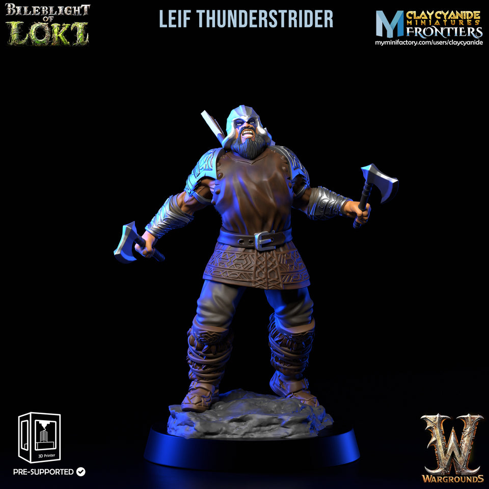 3D Printed Clay Cyanide Bileblight of Loki Vikings 28 32 mm D&D