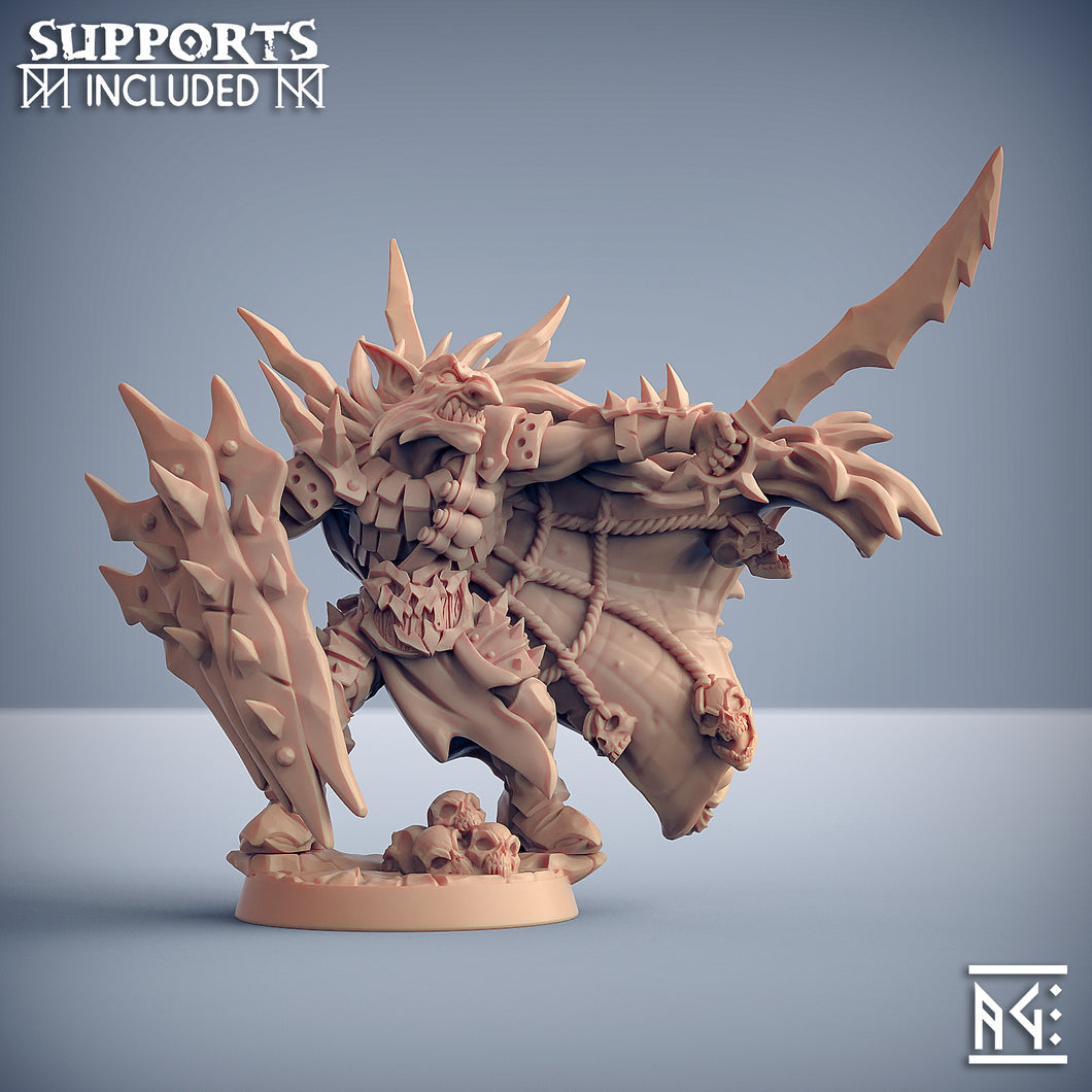 3D Printed Artisan Guild Uzgrot Razorcloak Blackrazor Hobgoblins 28mm 32mm