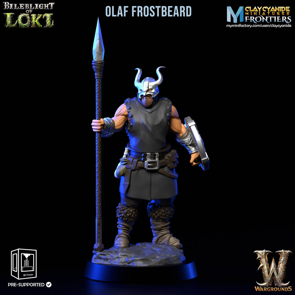 3D Printed Clay Cyanide Bileblight of Loki Vikings 28 32 mm D&D