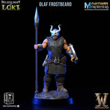 3D Printed Clay Cyanide Bileblight of Loki Vikings 28 32 mm D&D