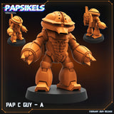 3D Printed Papsikels Pap C Guy - A 28mm 32mm
