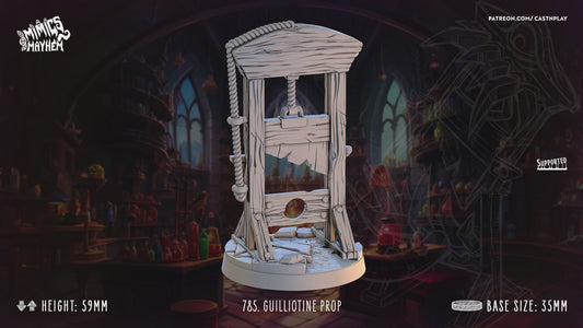 3D Printed Cast n Play Guillotine Mimic Mimics Mayhem Set 28mm 32mm D&D
