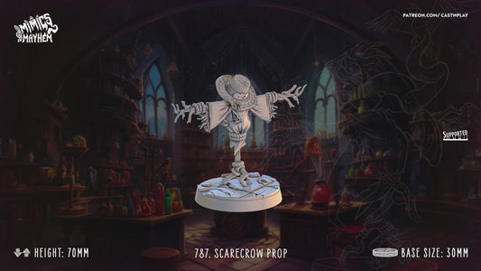 3D Printed Cast n Play Scarecrow Mimic Mimics Mayhem Set 28mm 32mm D&D