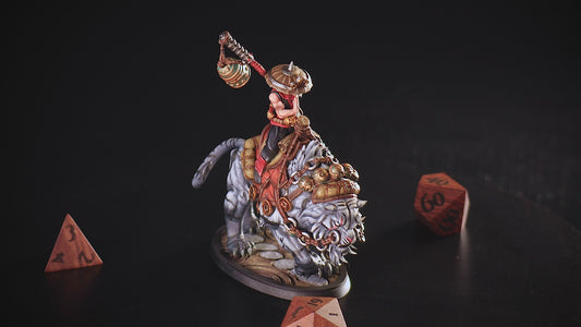 3D Printed Cast n Play Tiger Rider Eternal Monks Set 28mm 32mm D&D