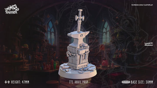 3D Printed Cast n Play Anvil Mimic Mimics Mayhem Set 28mm 32mm D&D