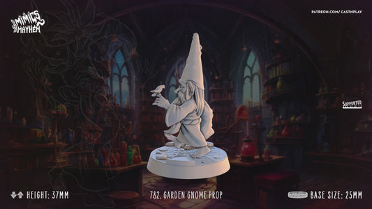 3D Printed Cast n Play Garden Gnome Mimic Mimics Mayhem Set 28mm 32mm D&D