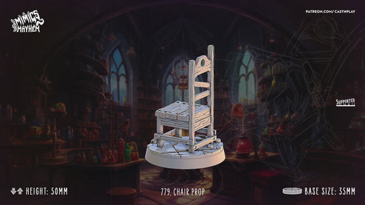 3D Printed Cast n Play Chair Mimic Mimics Mayhem Set 28mm 32mm D&D