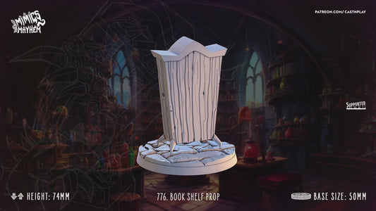 3D Printed Cast n Play Book Shelf Mimic Mimics Mayhem Set 28mm 32mm D&D