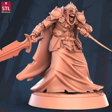 3D Printed STL Miniatures Shadow Knight 28 - 32mm War Gaming D&D