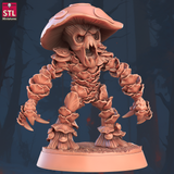3D Printed STL Miniatures Violent Fungus Set 28 - 32mm War Gaming D&D