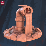 3D Printed STL Miniatures Sewers Workers Set 28 - 32mm War Gaming D&D