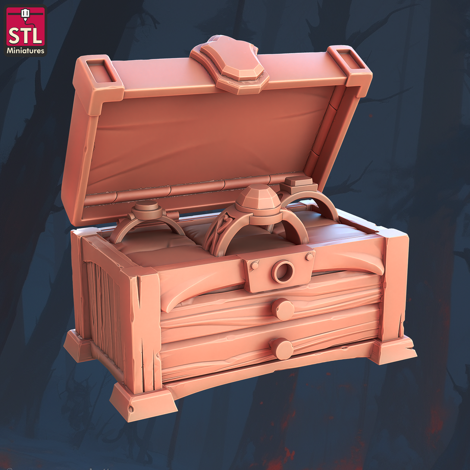 3D Printed STL Miniatures Jewels Crafters Set 28 - 32mm War Gaming D&D