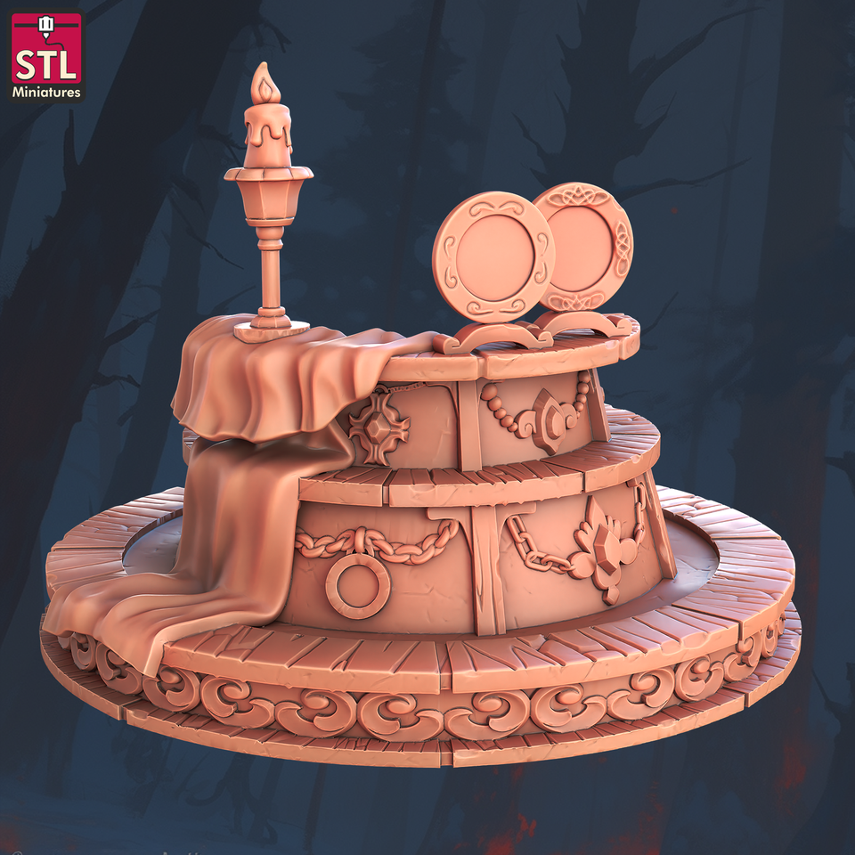 3D Printed STL Miniatures Jewels Crafters Set 28 - 32mm War Gaming D&D