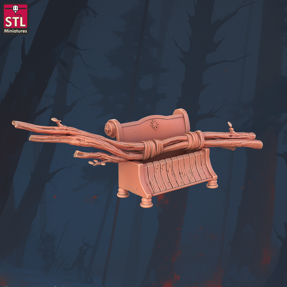 3D Printed STL Miniatures Staff Crafters Set 28 - 32mm War Gaming D&D