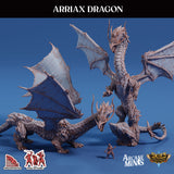 3D Printed Sordane Publishing Arriax Dragon Mighty Skies A Sordane Stories Set 28 32mm D&D