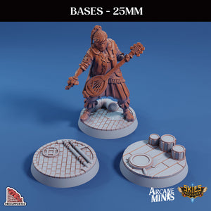 3D Printed Sordane Publishing Base Pack 1 Sordane Bases 28 32mm D&D