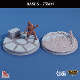 3D Printed Sordane Publishing Base Pack 1 Sordane Bases 28 32mm D&D