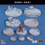 3D Printed Sordane Publishing Base Pack 1 Sordane Bases 28 32mm D&D