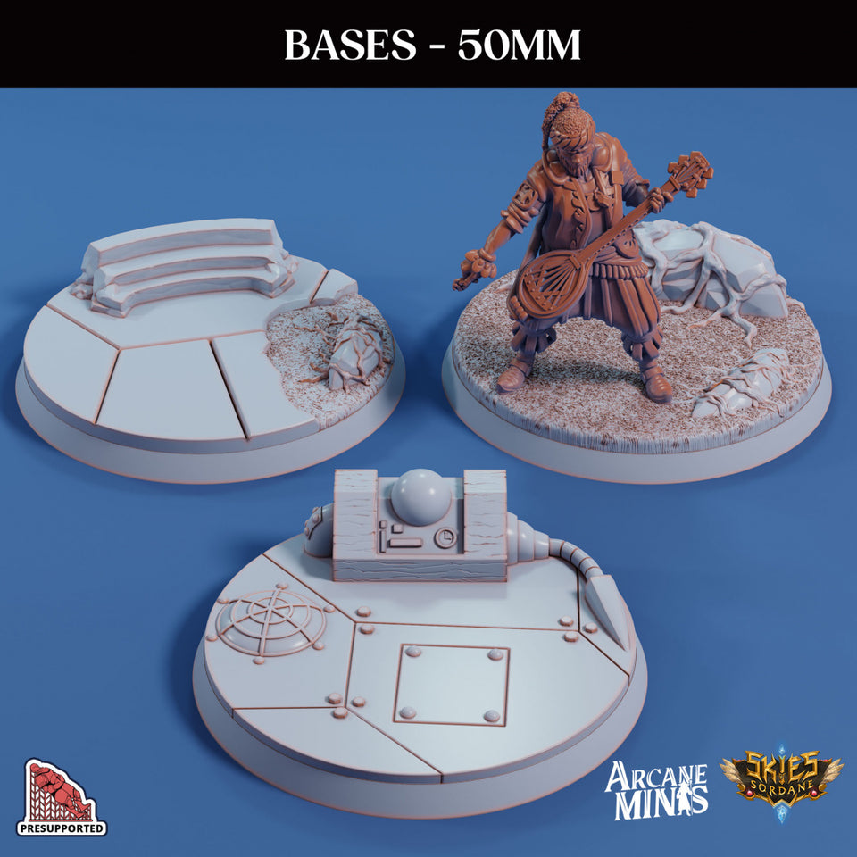 3D Printed Sordane Publishing Base Pack 2 Sordane Bases 28 32mm D&D