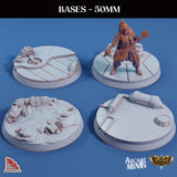 3D Printed Sordane Publishing Base Pack 3 Sordane Bases 28 32mm D&D