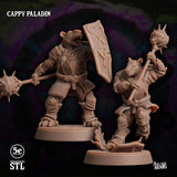 3D Printed Sordane Publishing Cappy Paladin 28 32mm D&D