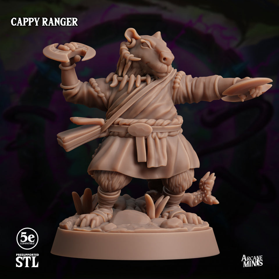 3D Printed Sordane Publishing Arcane Minis Cappy Ranger 28 32mm D&D