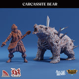 3D Printed Sordane Publishing Arcane Minis Carcassite Beast Bear Cult of Umiera 28 32mm D&D