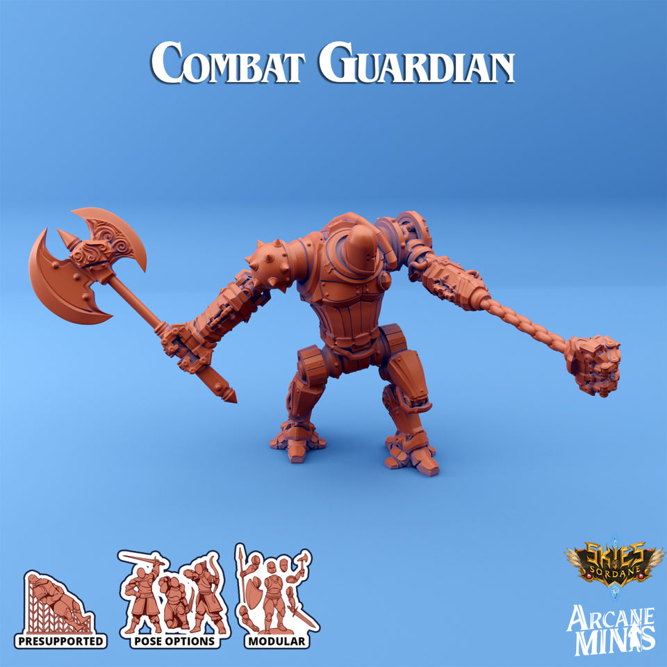 3D Printed Sordane Publishing Arcane Minis Shard Guardians Combat Set Shard Guardian Set 28 32mm D&D