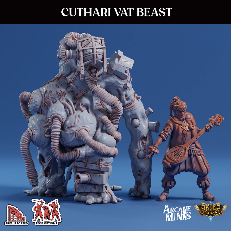 3D Printed Sordane Publishing Cuthari Vat Beast Echoes of Madness A Sordane Stories 28 32mm D&D