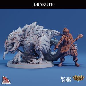 3D Printed Sordane Publishing Drakute Discovering Aldarra Adventure 28 32mm D&D