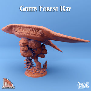 3D Printed Sordane Publishing Green Forest Rays 28 32mm D&D