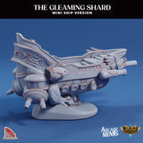 3D Printed Sordane Publishing Arcane Minis The Gleaming Shard Mini Ship 28 32mm D&D