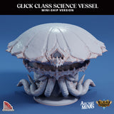 3D Printed Sordane Publishing Arcane Minis Mini Ship - Glick Science Vessel 28 32mm D&D