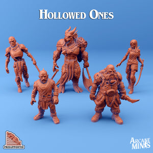 3D Printed Sordane Publishing Hollowed Ones 28 32mm D&D