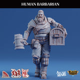3D Printed Sordane Publishing Arcane Minis Human Barbarian Scrapper Pirates Set 28 32mm D&D