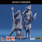 3D Printed Sordane Publishing Arcane Minis Human Tinkerer Scrapper Pirates Set 28 32mm D&D