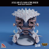3D Printed Sordane Publishing Arcane Minis  Mini Ship - Aldarra Axlar Cruiser 28 32mm D&D