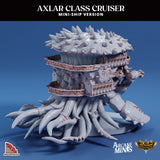 3D Printed Sordane Publishing Arcane Minis  Mini Ship - Aldarra Axlar Cruiser 28 32mm D&D