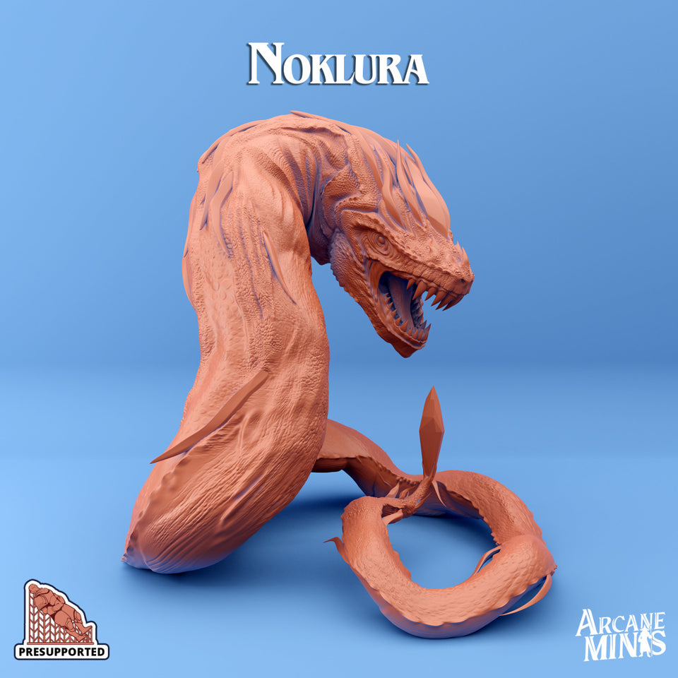 3D Printed Sordane Publishing Noklura 28 32mm D&D