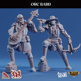 3D Printed Sordane Publishing Arcane Minis Orc Bard Scrapper Pirates Set 28 32mm D&D