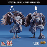 3D Printed Sordane Publishing Avensari Ramphasti Bard Mighty Skies A Sordane Stories Set 28 32mm D&D