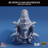 3D Printed Sordane Publishing Arcane Minis Mini Ship - Hivemind Reaper 28 32mm D&D