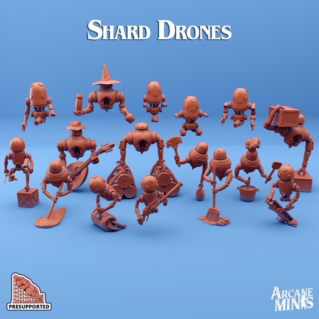 3D Printed Sordane Publishing Shard Drones 28 32mm D&D