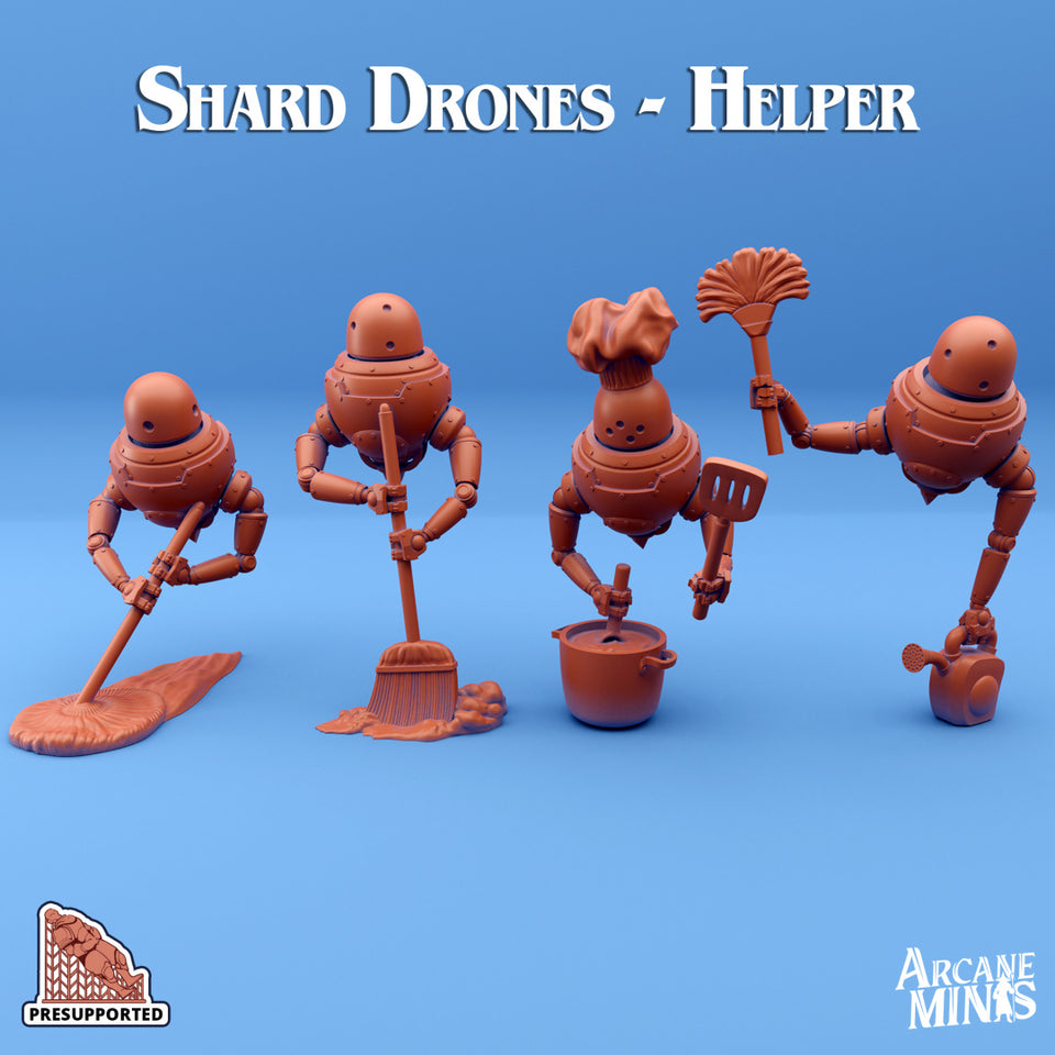 3D Printed Sordane Publishing Shard Drones 28 32mm D&D