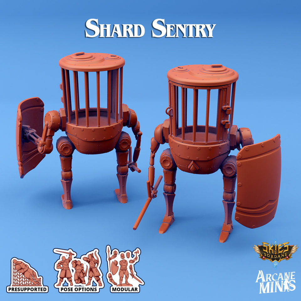 3D Printed Sordane Publishing Shard Sentry 28 32mm D&D
