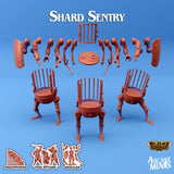 3D Printed Sordane Publishing Shard Sentry 28 32mm D&D