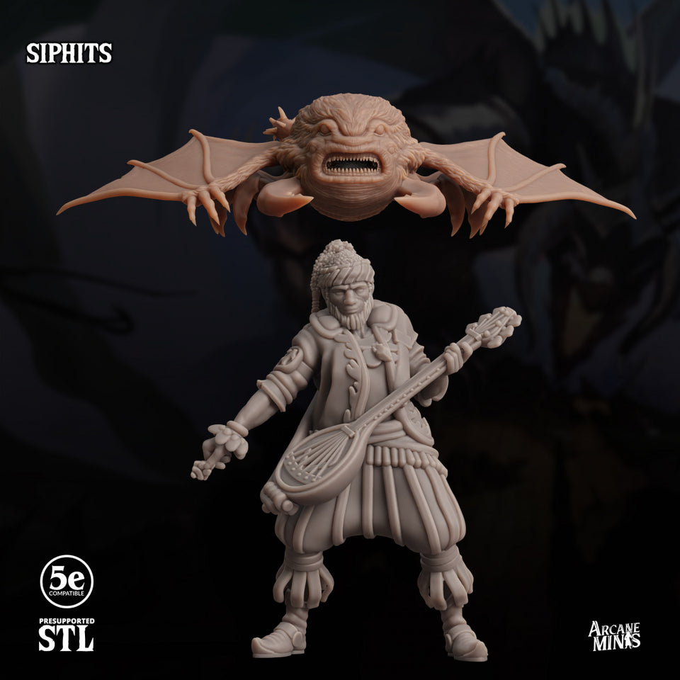 3D Printed Sordane Publishing Siphits 28 32mm D&D
