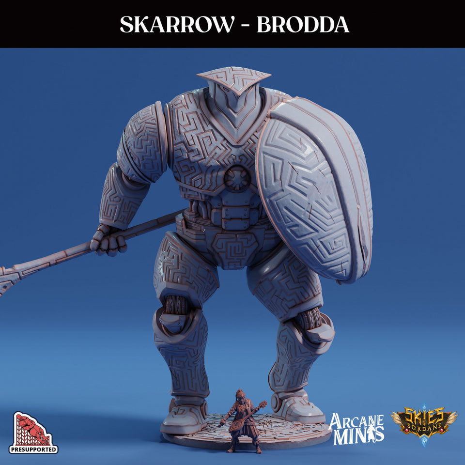 3D Printed Sordane Publishing Skarrow Class Guardians 28 32mm D&D